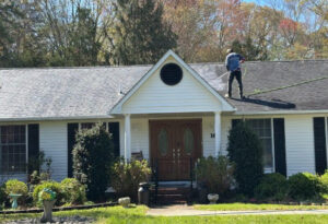 roof washing with soft washing in barnegat new jersey