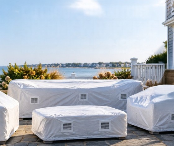 Outdoor Furniture & Equipment Shrink Wrapping